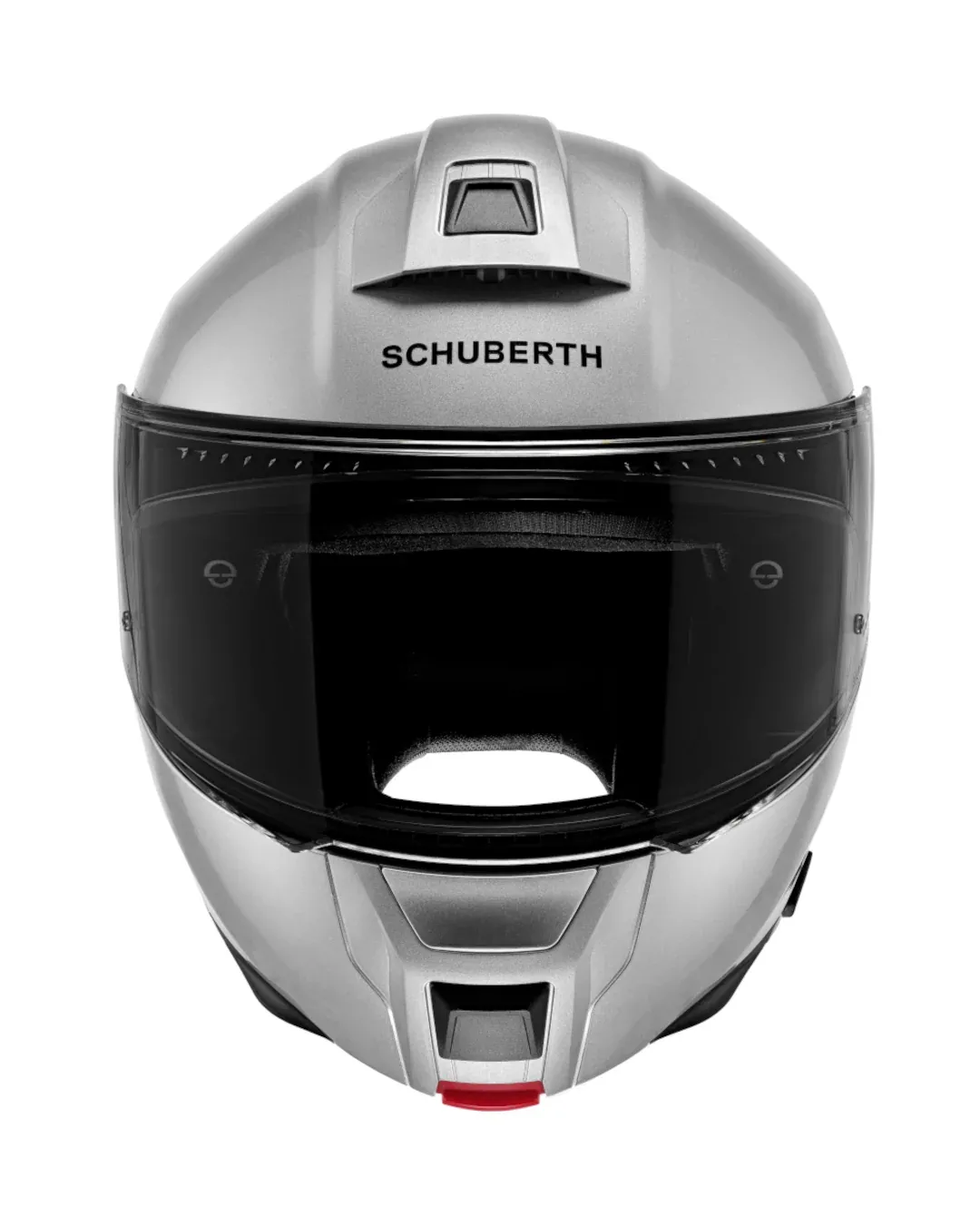 Модуларна каска Schuberth C5 Gloss Silver (изглед отпред)