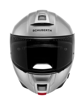 Модуларна каска Schuberth C5 Gloss Silver (изглед отпред)