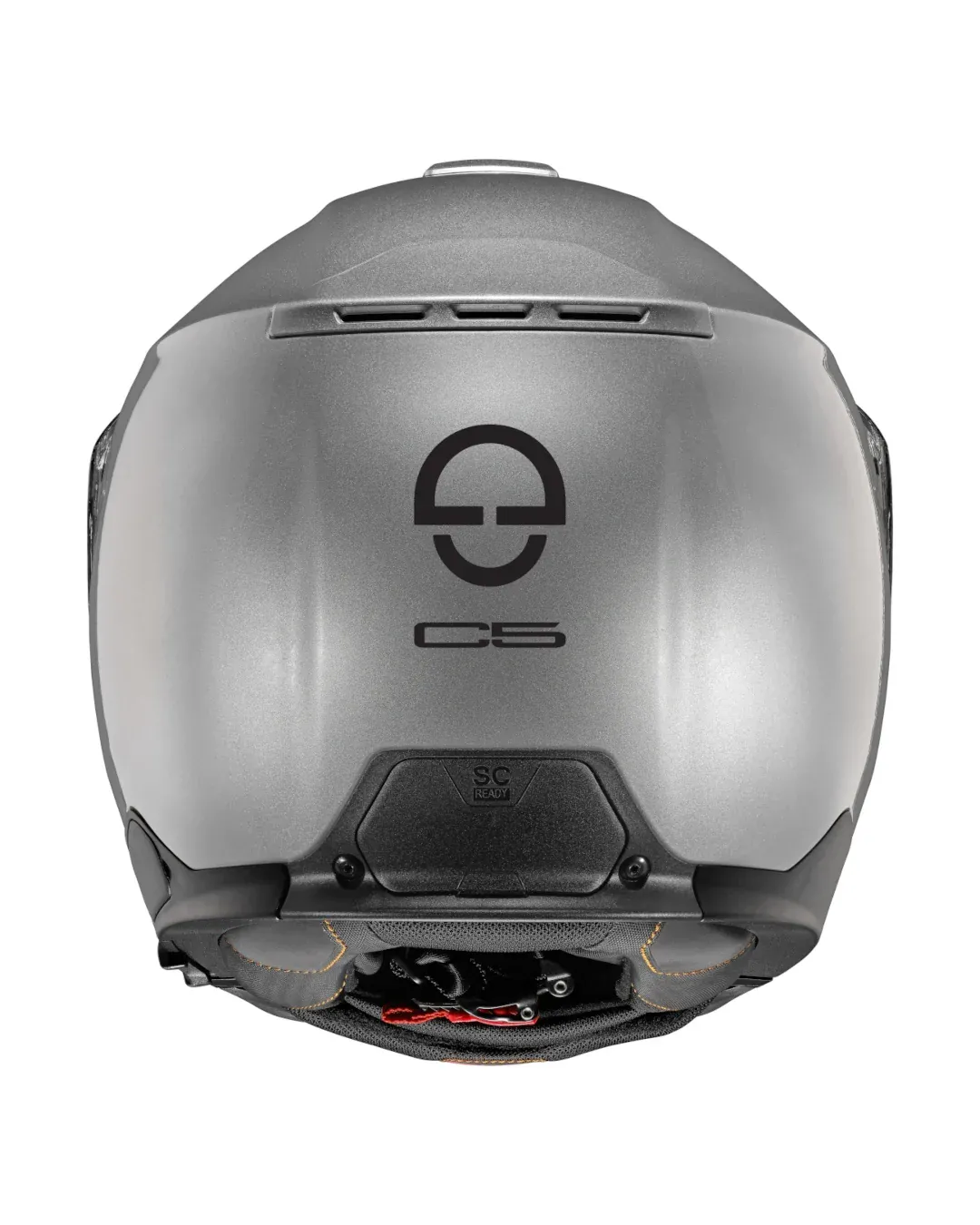 Модуларна каска Schuberth C5 Gloss Silver (изглед отзад)