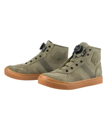 Мото кецове ICON Hooligan AF OLIVE