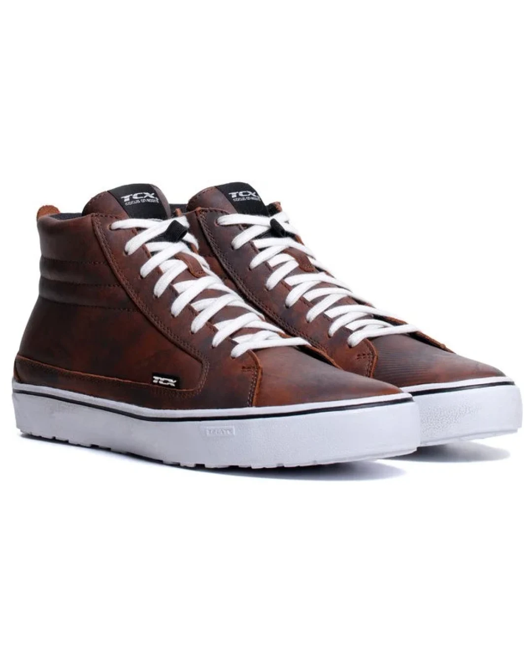 Мото кецове TCX STREET 3 WATERPROOF Brown/White