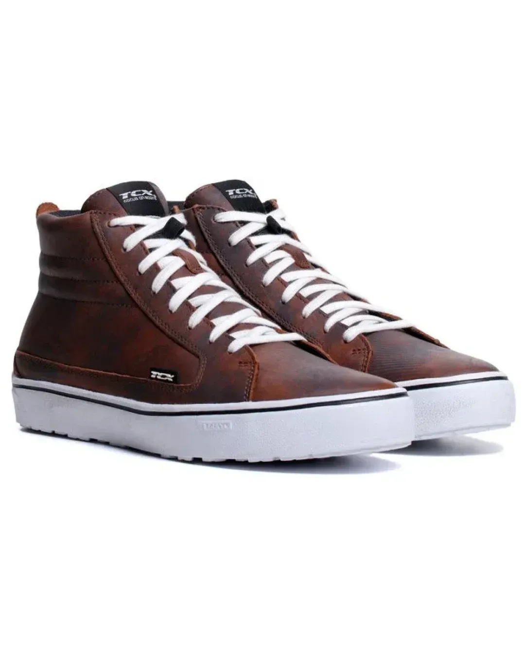 Мото кецове TCX STREET 3 WATERPROOF Brown/White