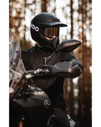 Мото очила PANDO MOTO Minimalist -  Anti-Fog, Anti-Scratch - BLACK