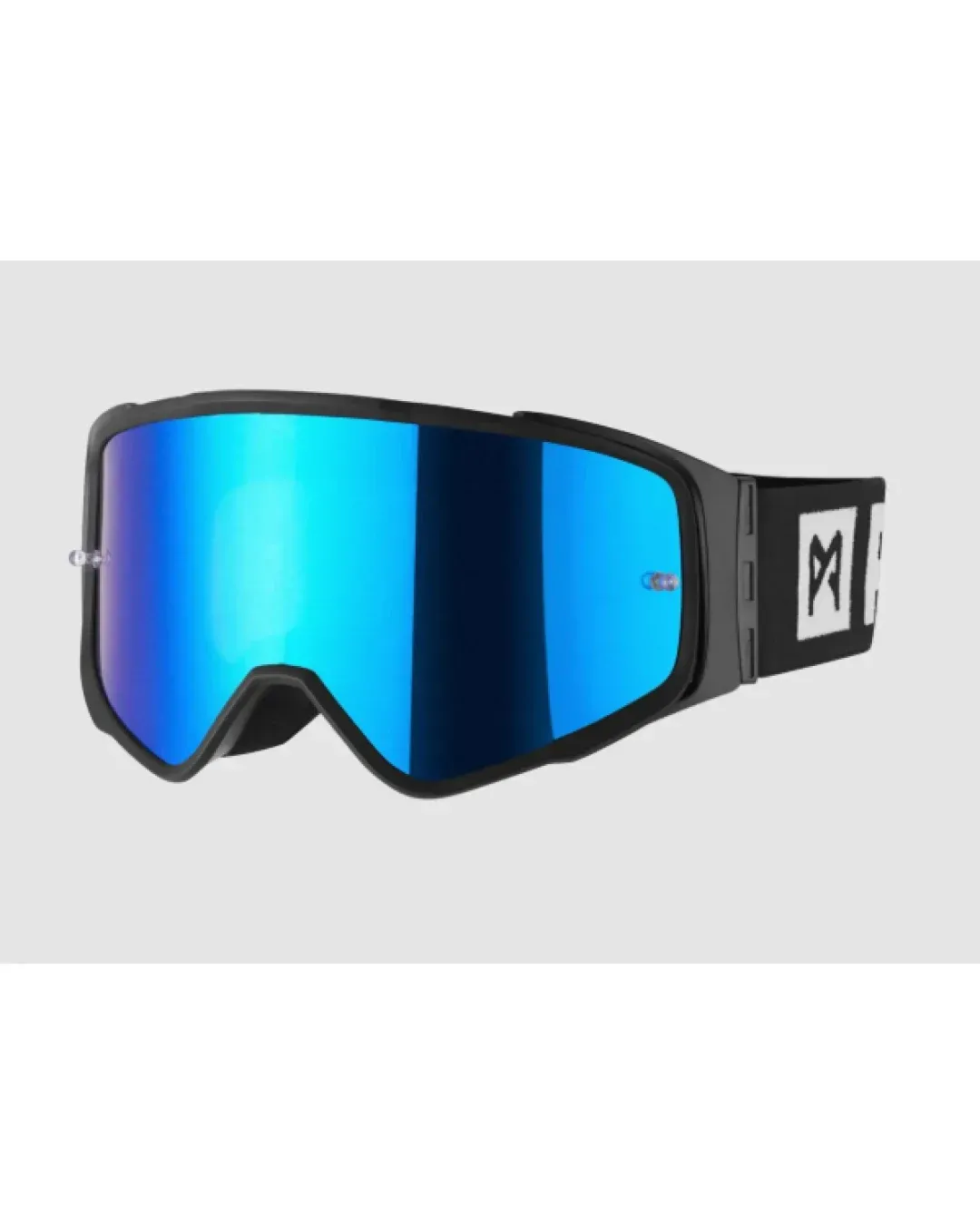 Мото очила PANDO MOTO Minimalist -  Anti-Fog, Anti-Scratch - BLUE