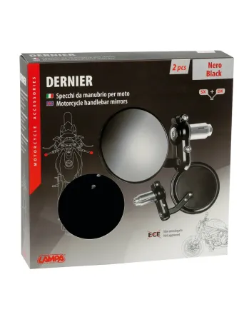 Мото огледала LAMPA DERNIER BLACK 90491