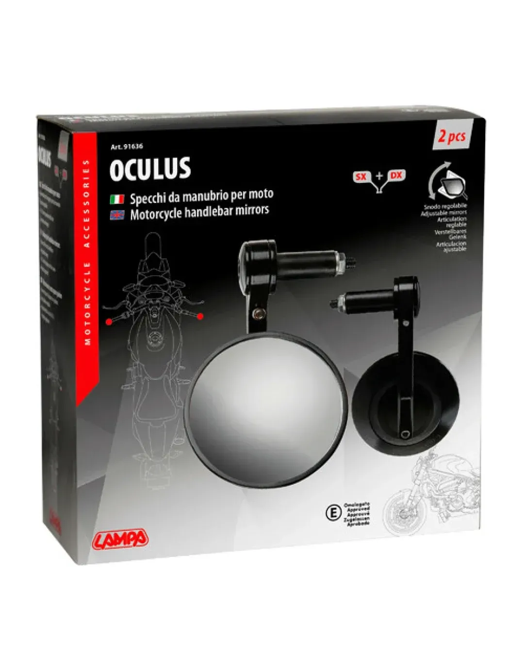 Мото огледала Oculus 91636