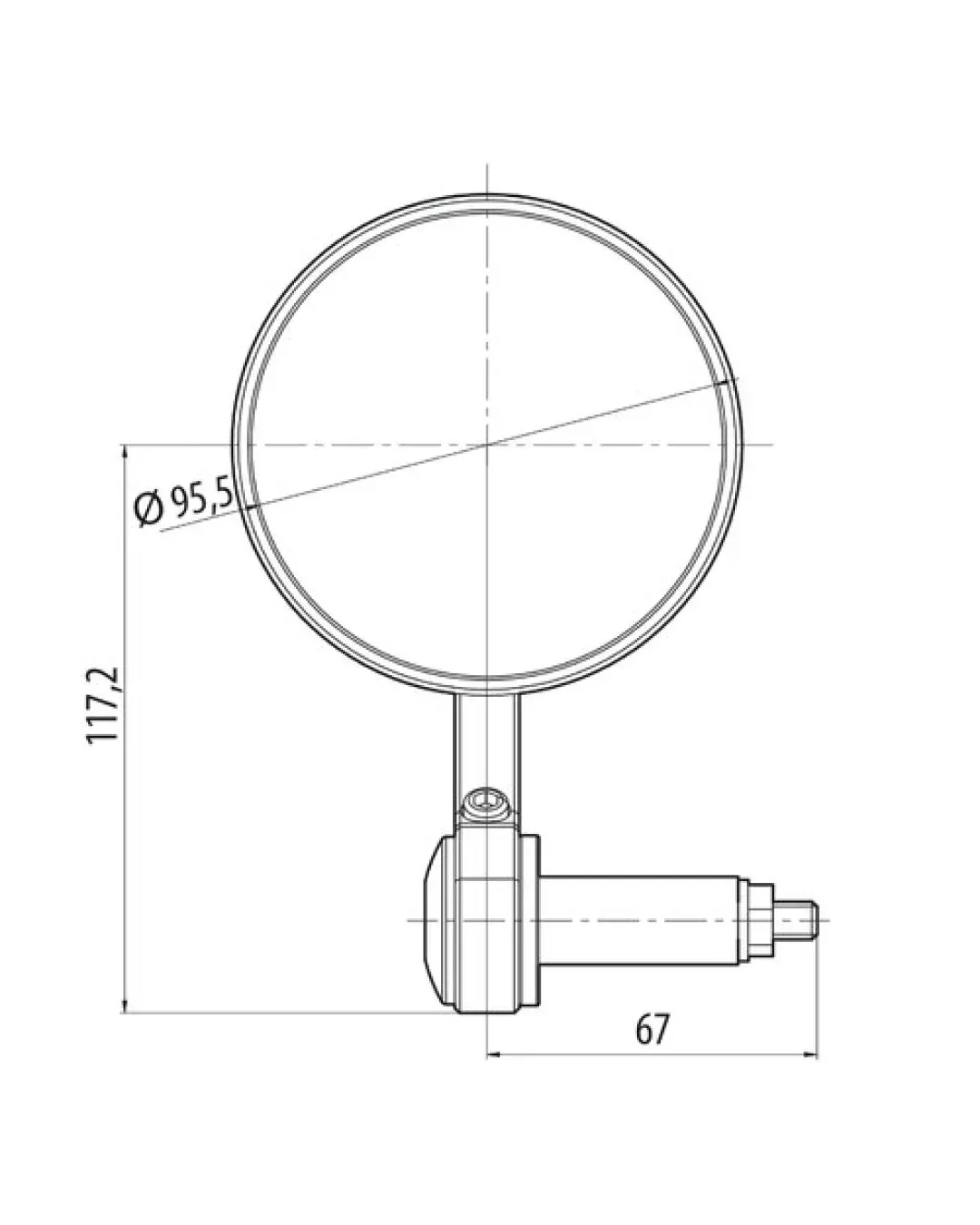 Мото огледала Oculus 91636