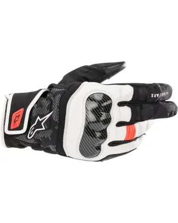 Мото ръкавици ALPINESTARS SMX-Z DRYSTAR Black/White/Red Fluo