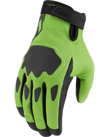 Мото ръкавици ICON HOOLIGAN CE - GREEN