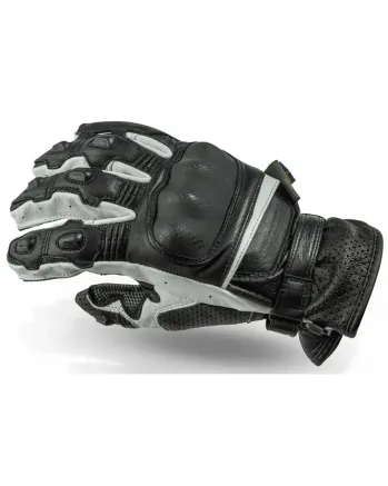Мото ръкавици Lindstrands Holen Black/White