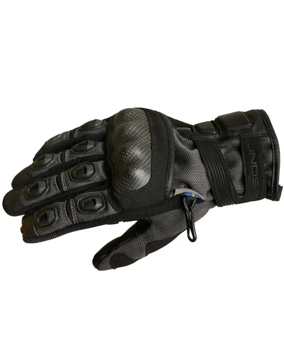 Мото ръкавици Lindstrands Siljan Grey/Black
