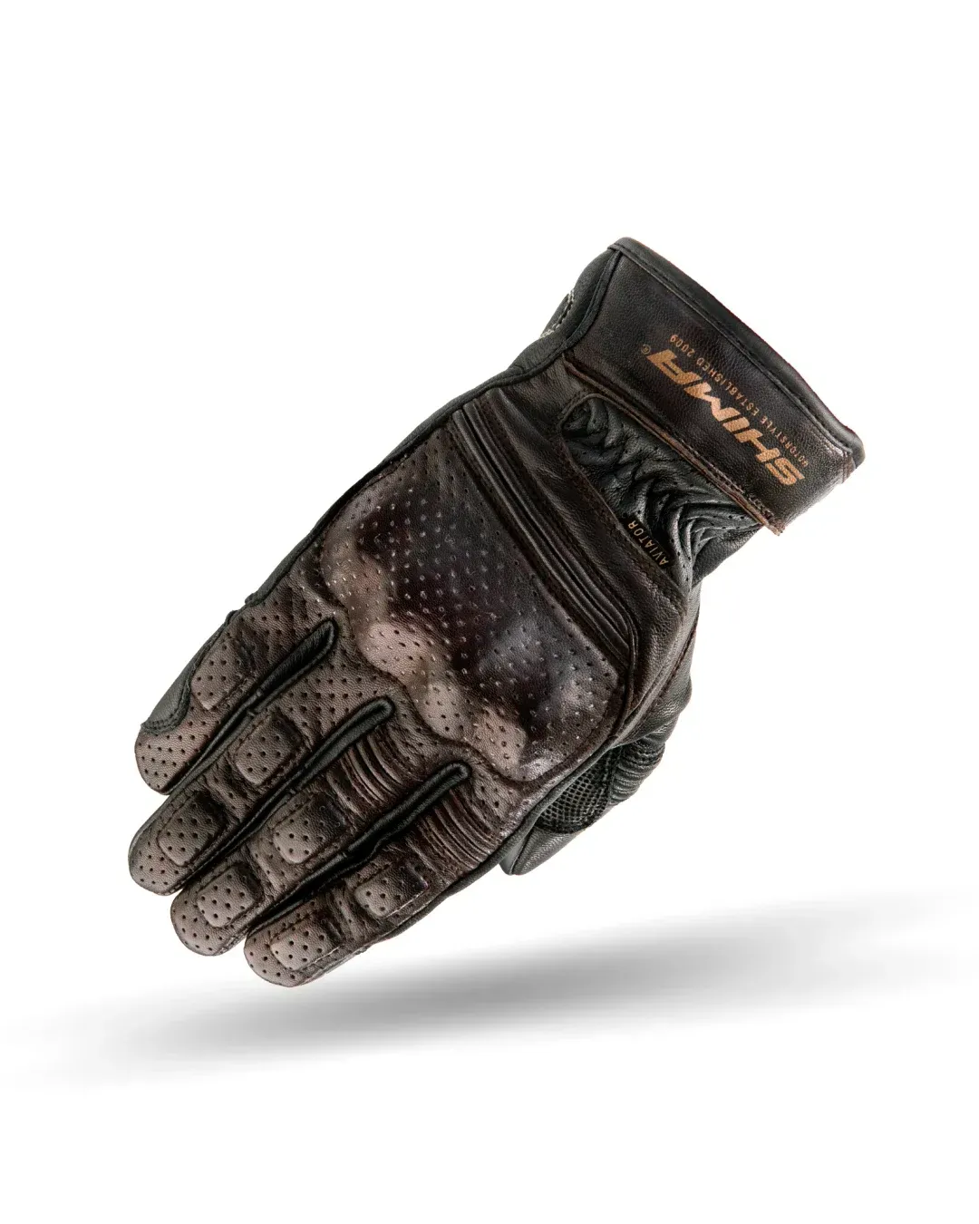 Мото ръкавици SHIMA AVIATOR DARK BROWN