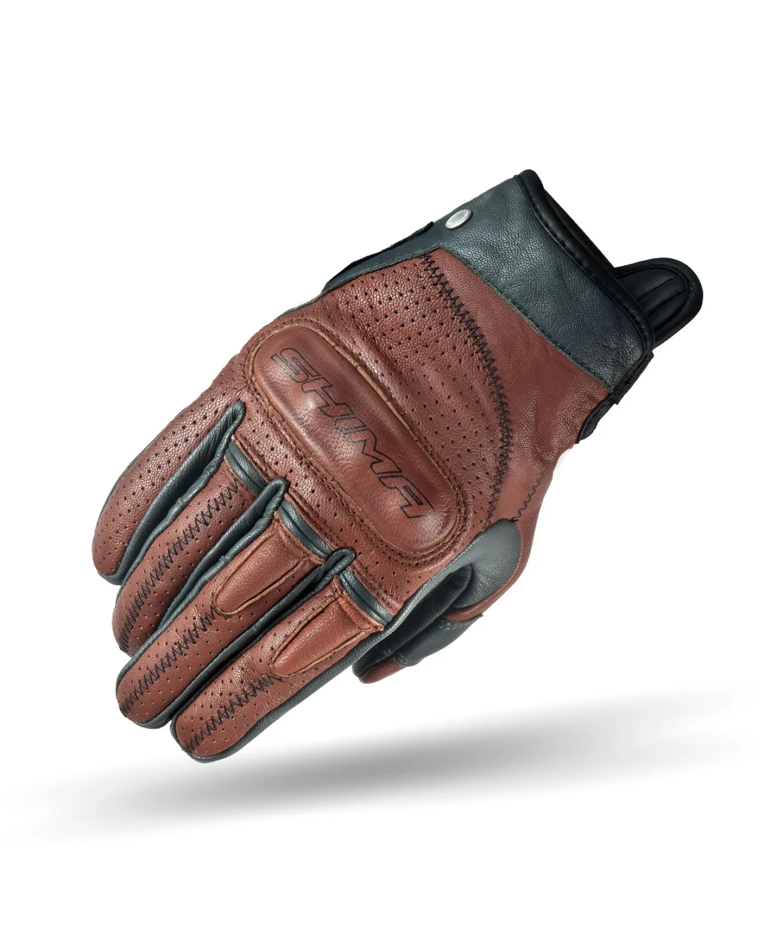 Мото ръкавици SHIMA CALIBER BLACK/BROWN/GRAY