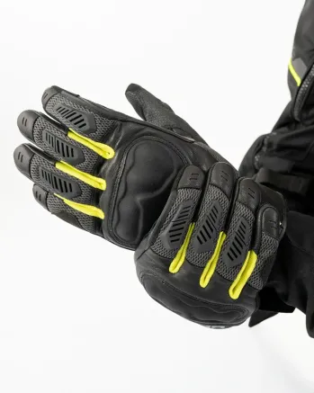 Мото ръкавици  SHIMA HERO BLACK FLUO