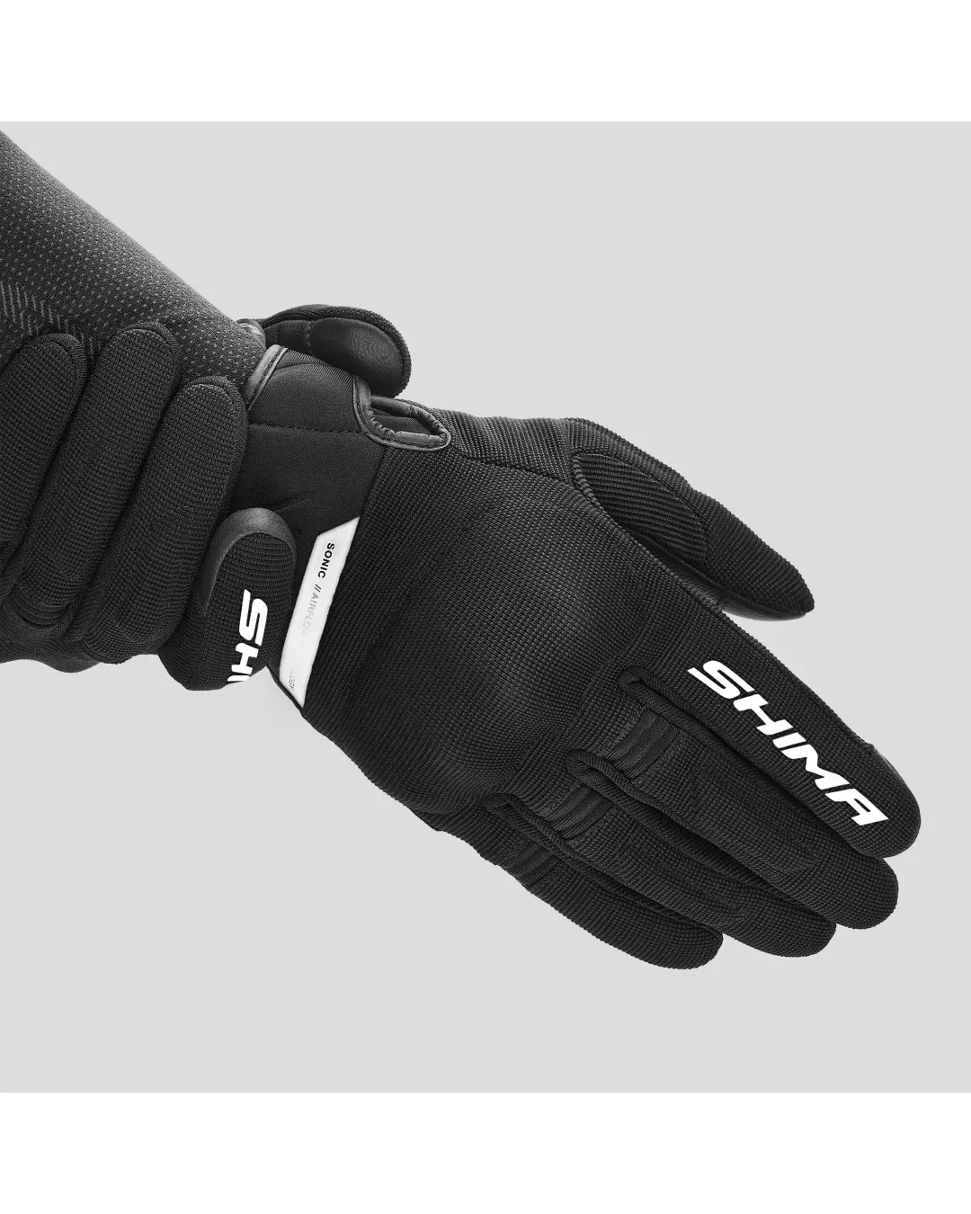 Мото ръкавици SHIMA SONIC BLACK/WHITE