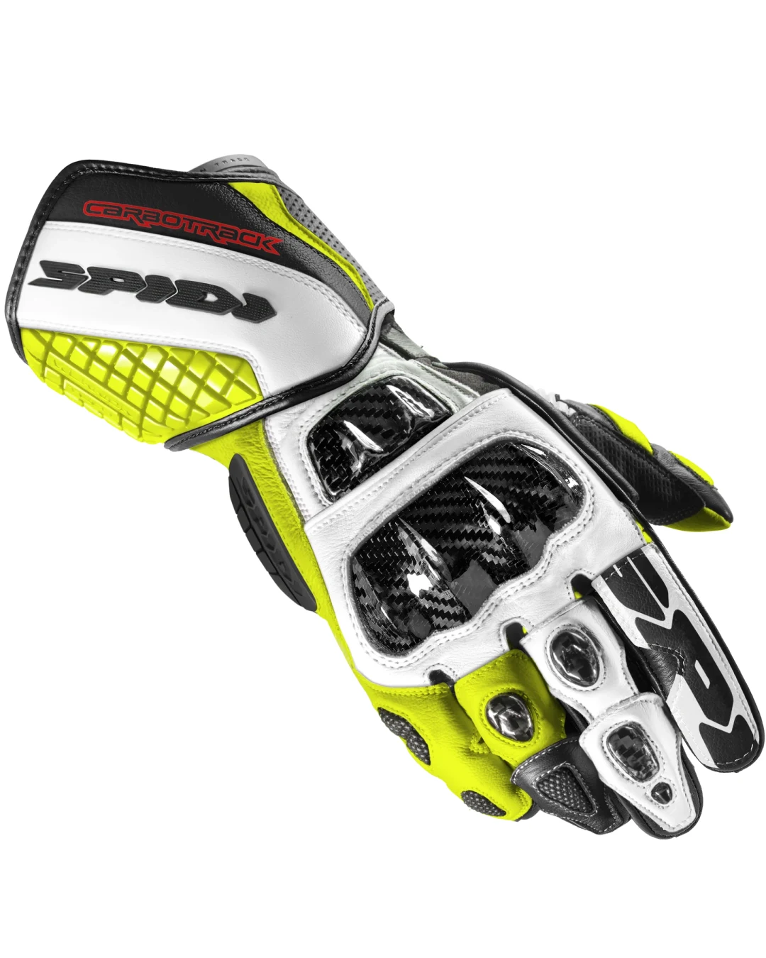 Мото ръкавици SPIDI Carbo track EVO BLACK/FLUO