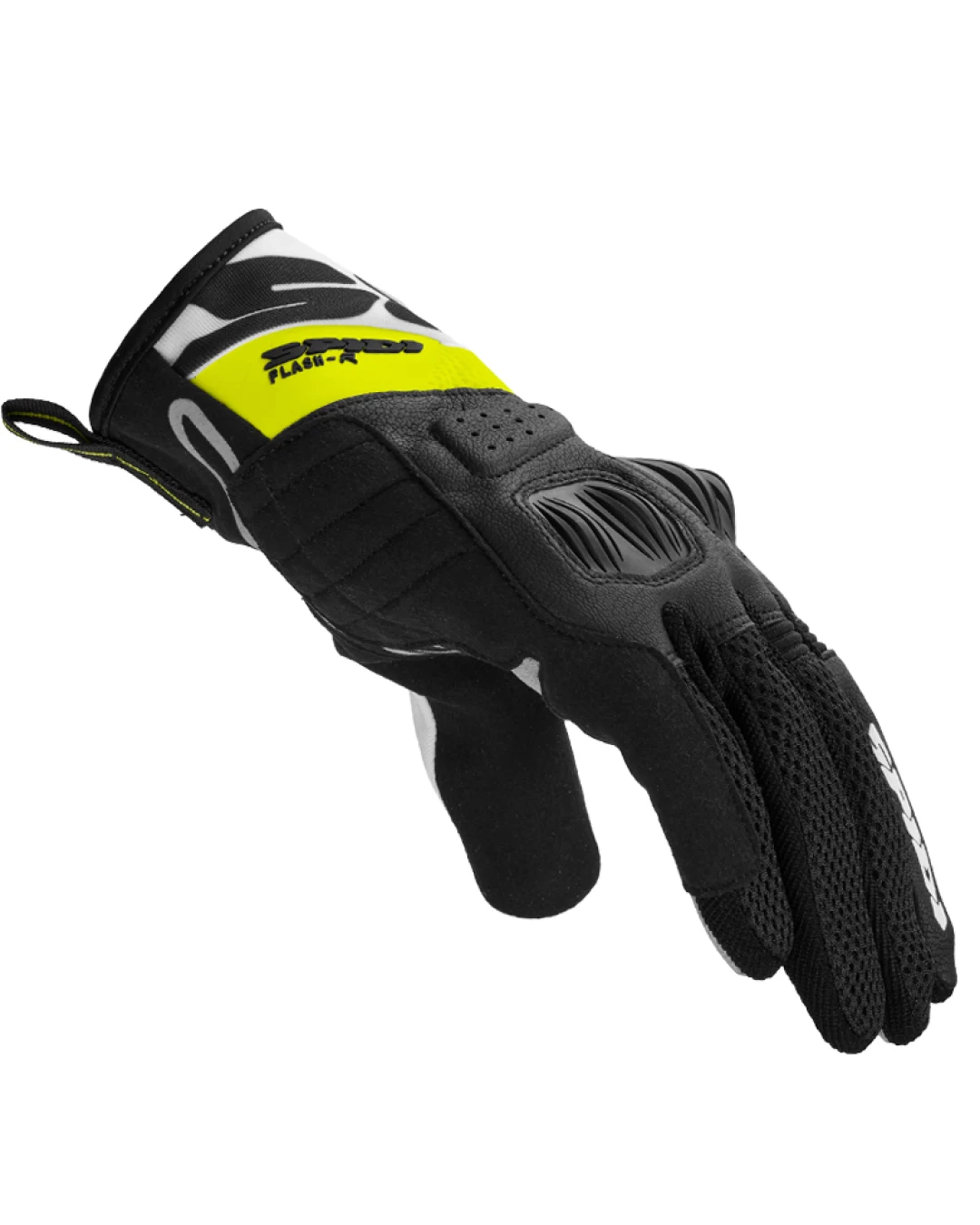 Мото ръкавици SPIDI FLASH-R EVO BLACK/FLUO YELLOW