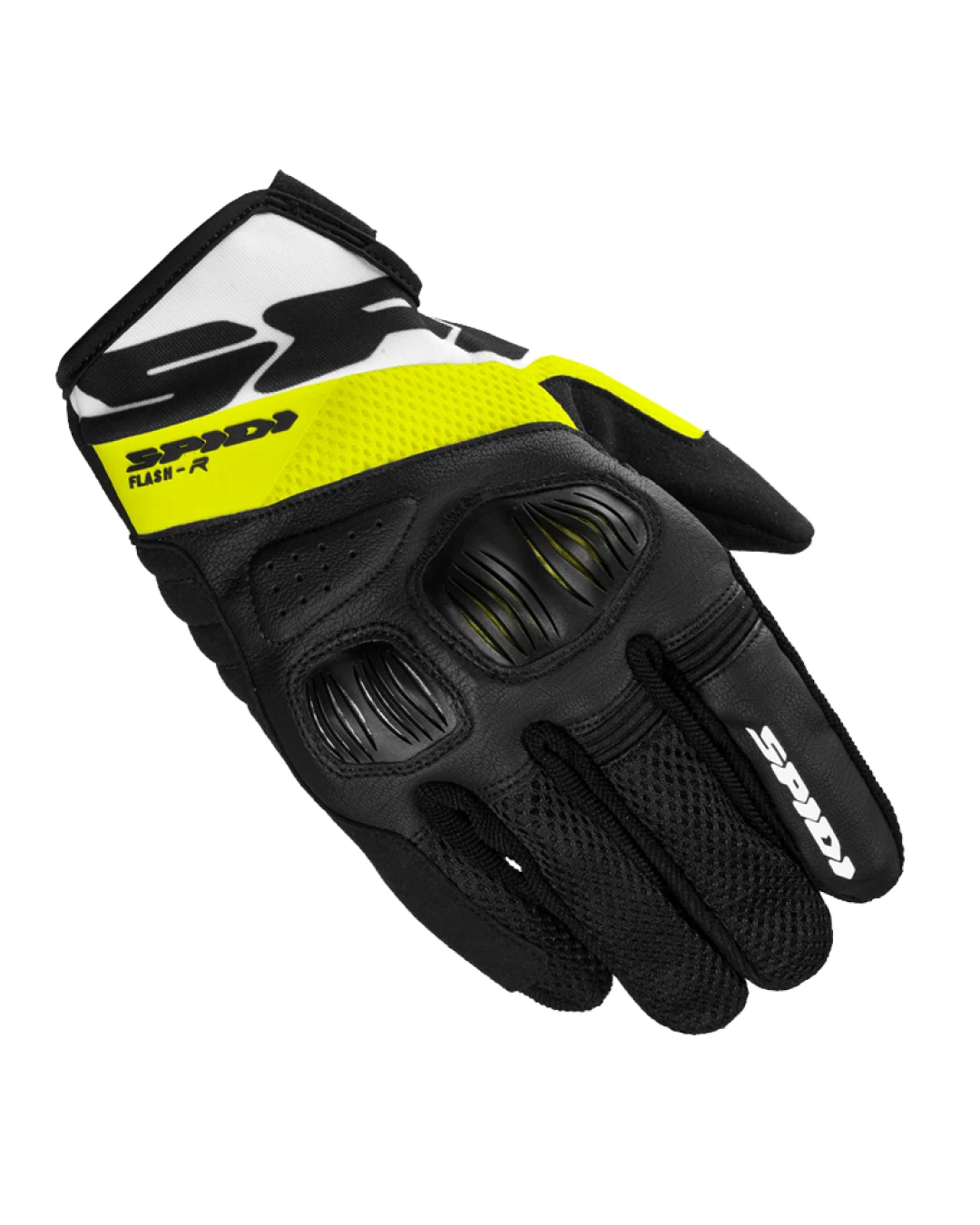 Мото ръкавици SPIDI FLASH-R EVO BLACK/FLUO YELLOW