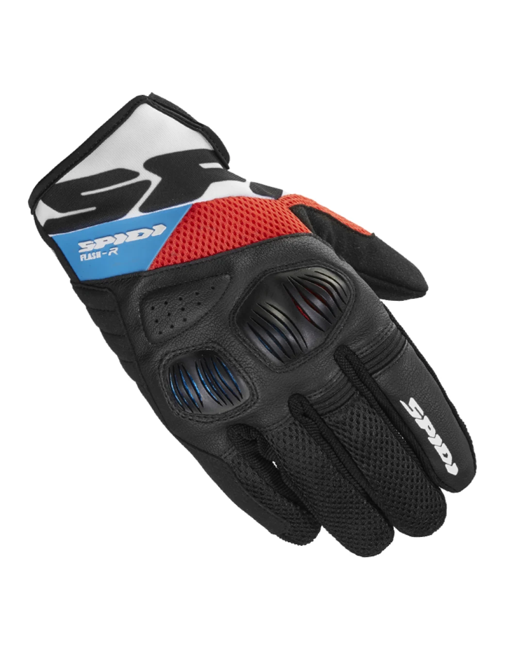 Мото ръкавици SPIDI FLASH-R EVO RED/LIGHT BLUE