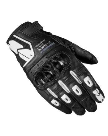 Мото ръкавици SPIDI G-CARBON BLACK/WHITE