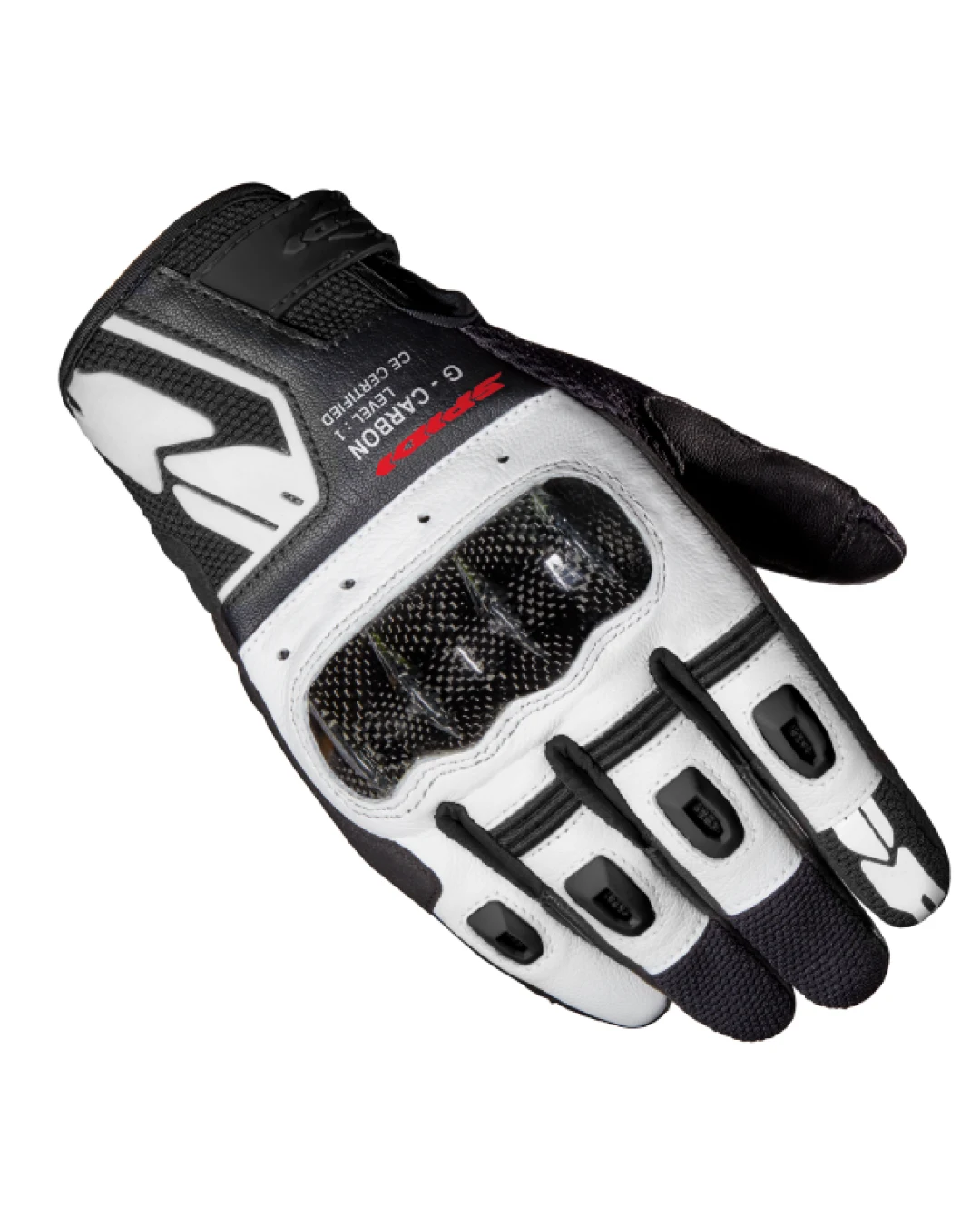 Мото ръкавици SPIDI G-CARBON WHITE