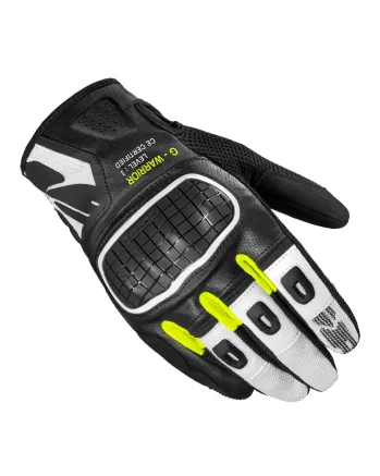 Мото ръкавици SPIDI G-WARRIOR BLACK/FLUO YELLOW