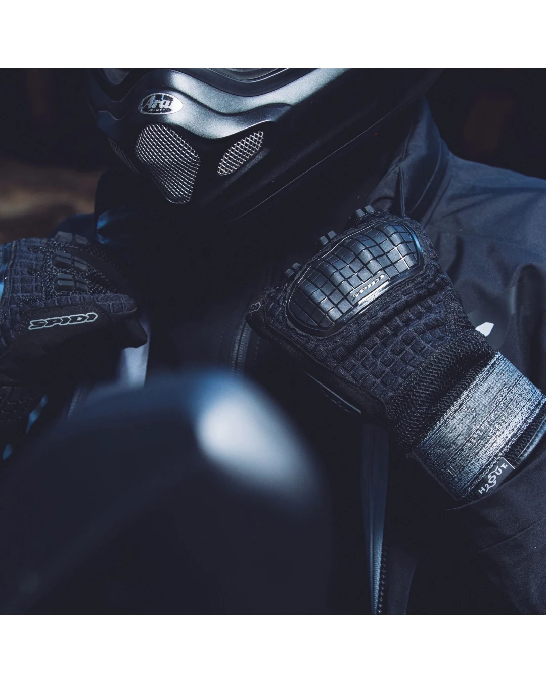 Мото ръкавици SPIDI Rainwarrior H2OUT BLACK