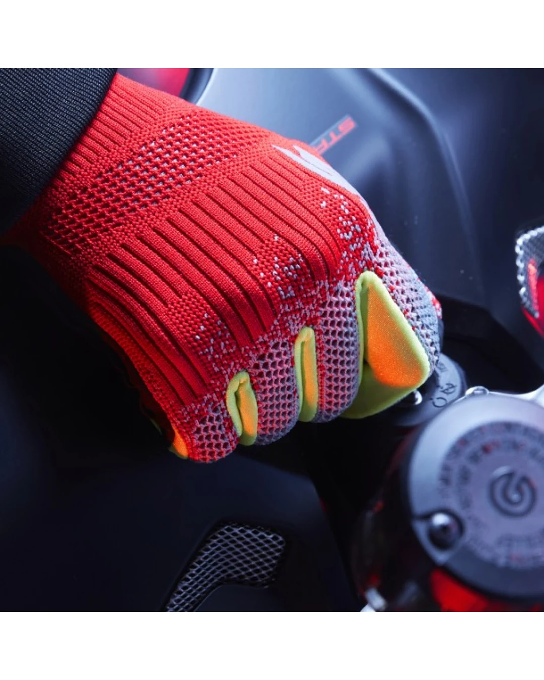 Мото ръкавици SPIDI X-KNIT BLACK/RED