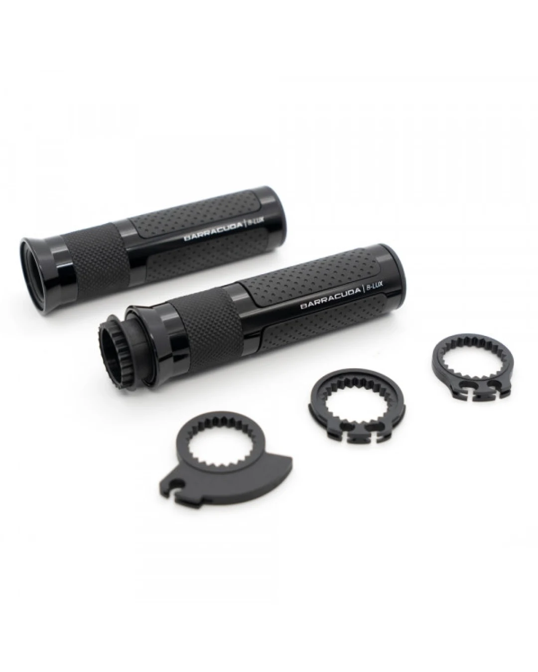 Мото ръкохватки BARRACUDA B-LUX RACING GRIPS BLACK