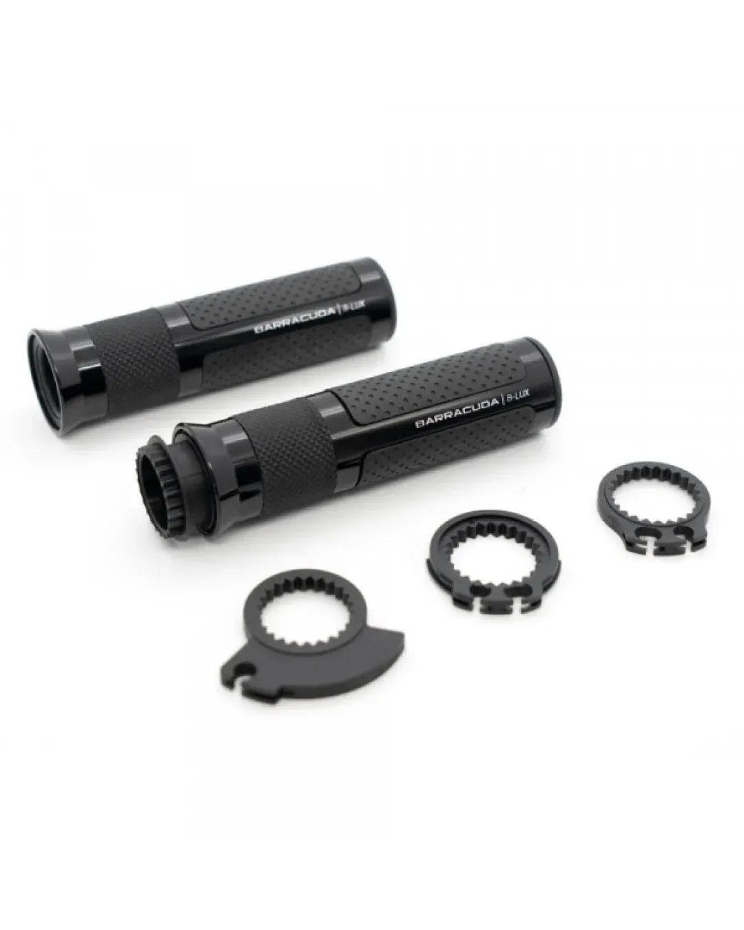 Мото ръкохватки BARRACUDA B-LUX RACING GRIPS BLACK