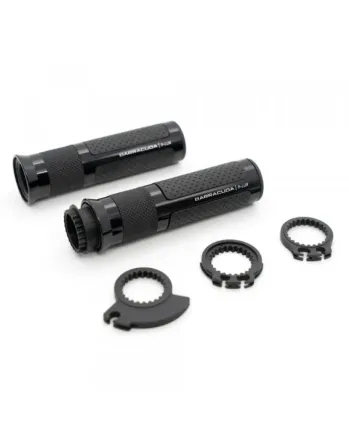 Мото ръкохватки BARRACUDA B-LUX RACING GRIPS BLUE