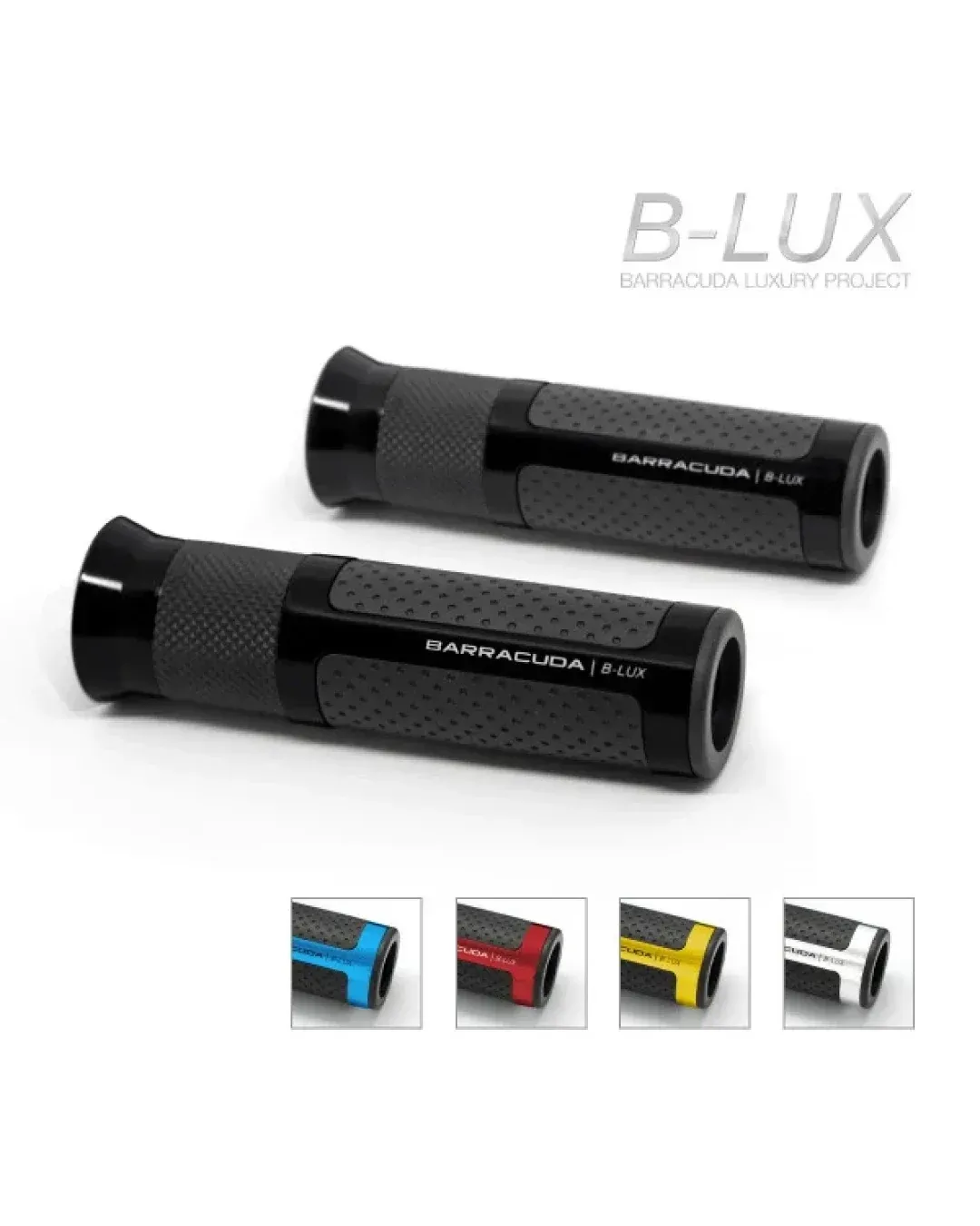 Мото ръкохватки BARRACUDA B-LUX RACING GRIPS BLUE