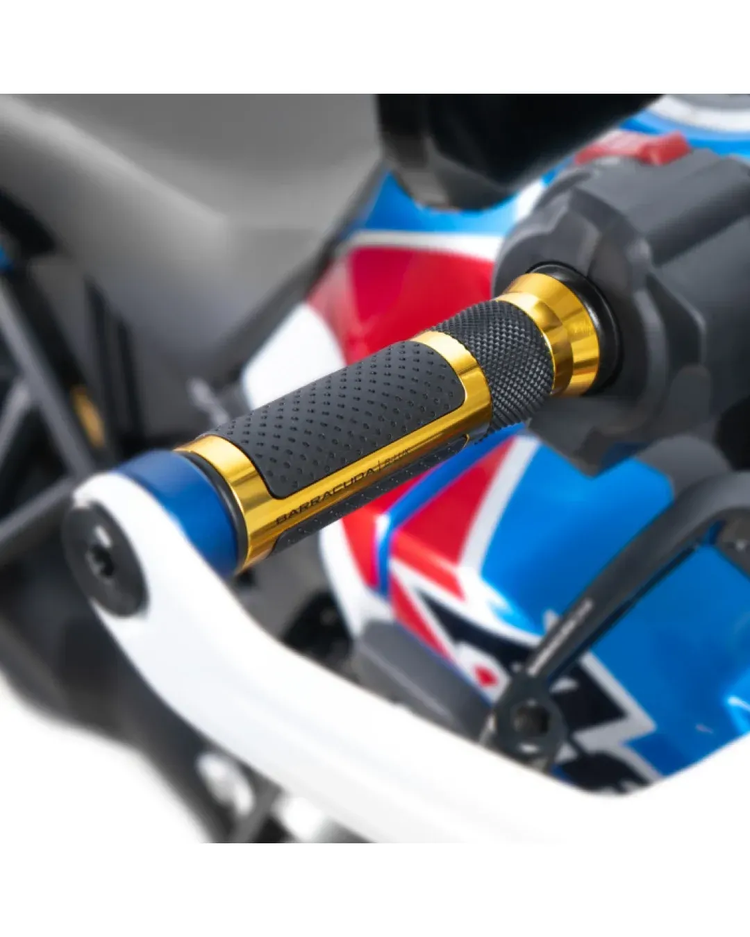Мото ръкохватки BARRACUDA B-LUX RACING GRIPS GOLD