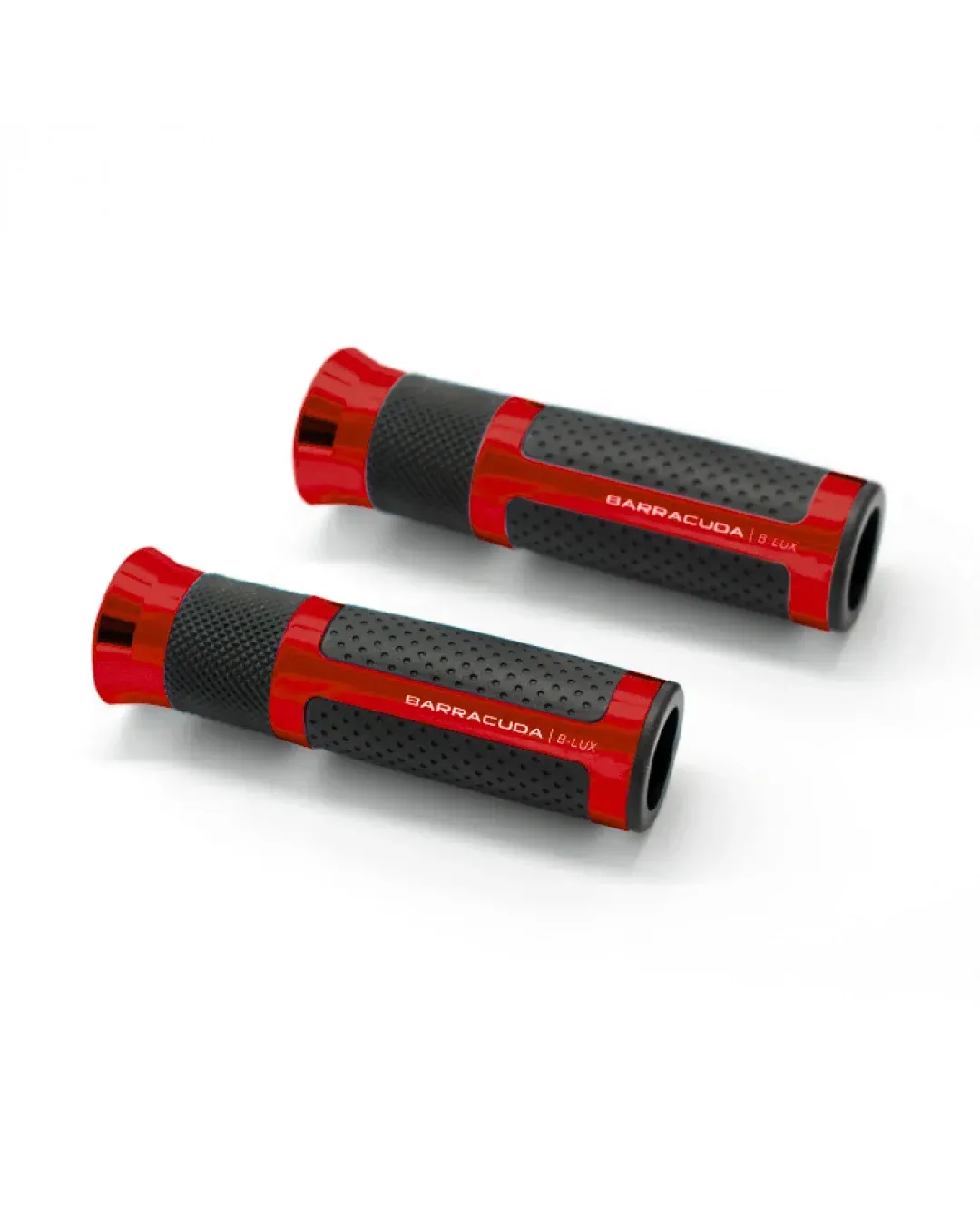 Мото ръкохватки BARRACUDA B-LUX RACING GRIPS RED