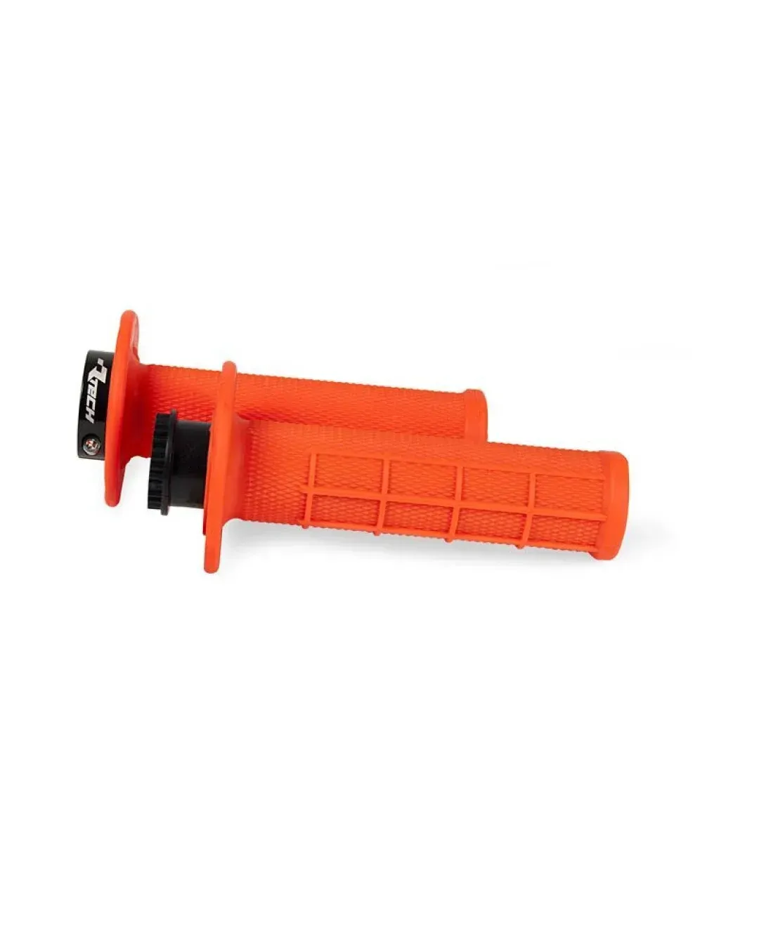 Мото ръкохватки RACETECH Lock On Neon Orange