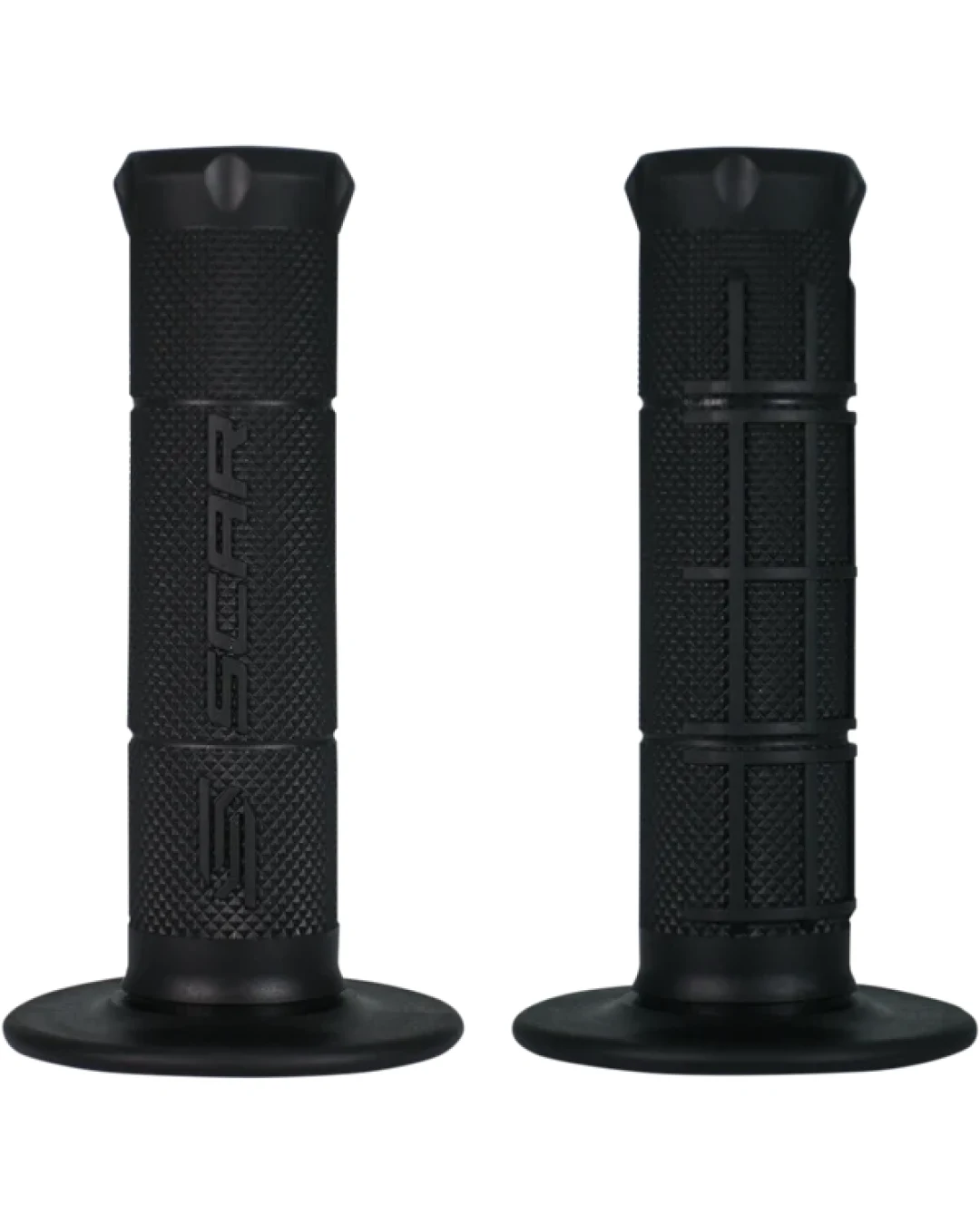 Мото ръкохватки  SCAR HALF WAFFLE BLACK