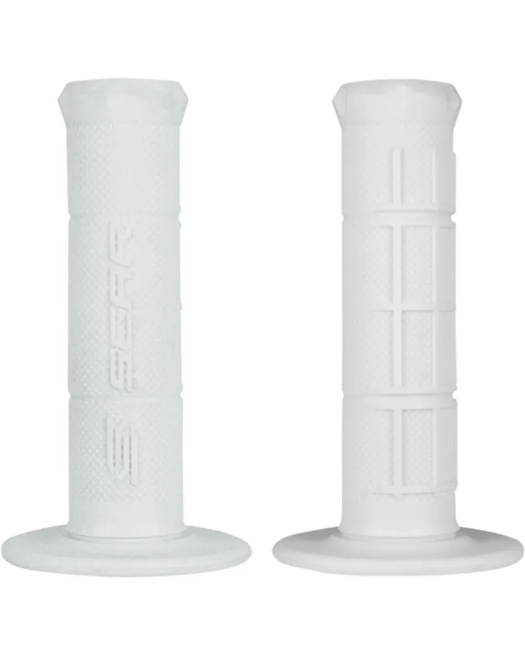 Мото ръкохватки SCAR HALF WAFFLE WHITE