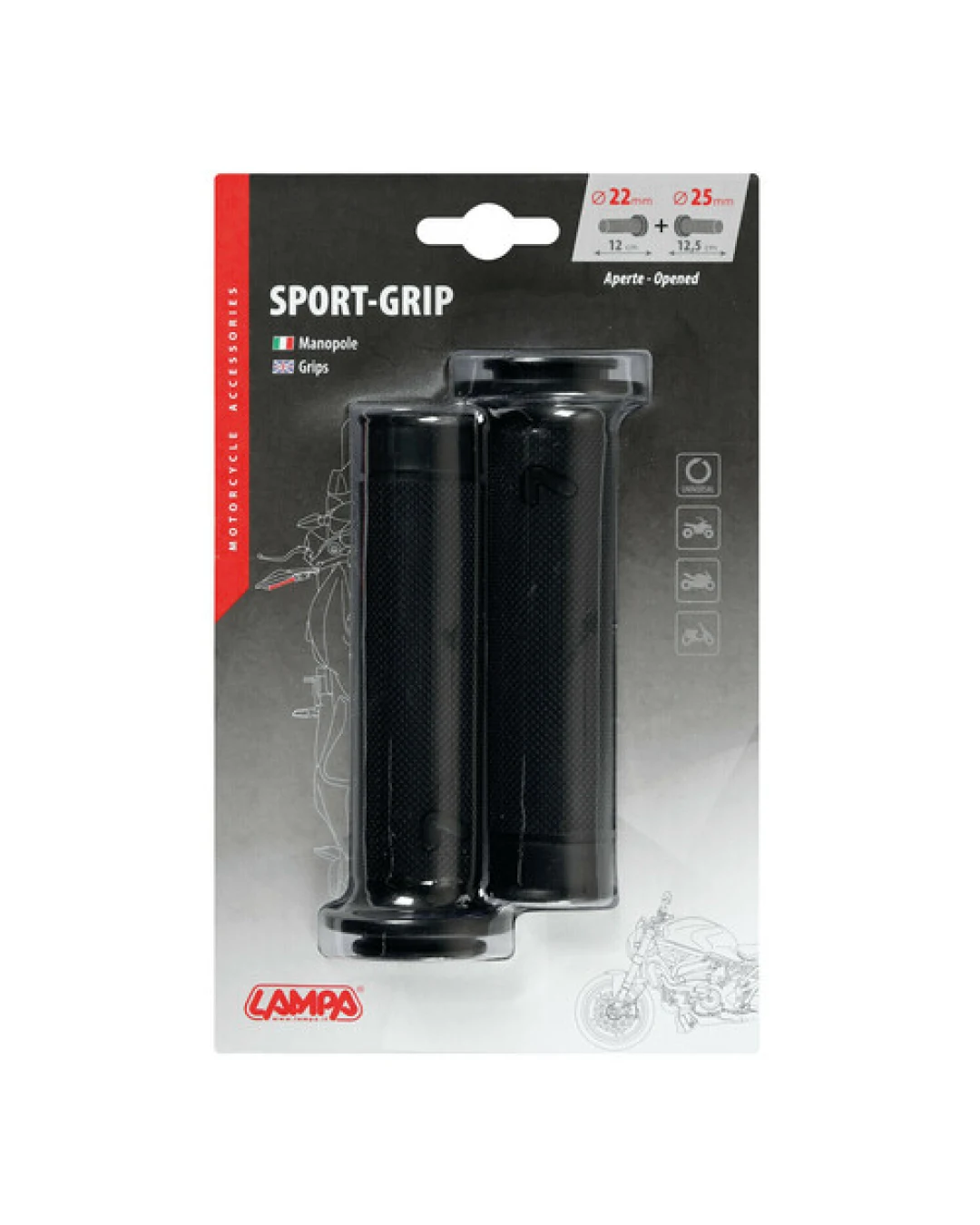 Мото ръкохватки Sport-Grip black 90578