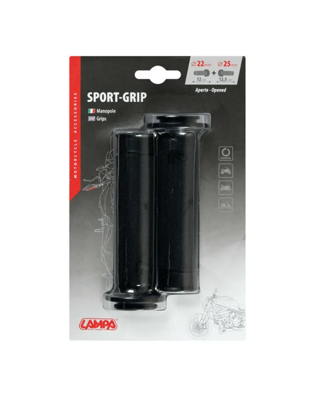 Мото ръкохватки Sport-Grip black 90578