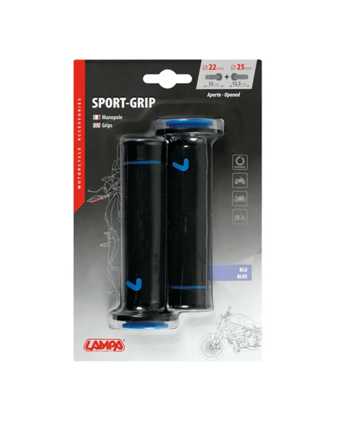 Мото ръкохватки Sport-Grip blue 90581