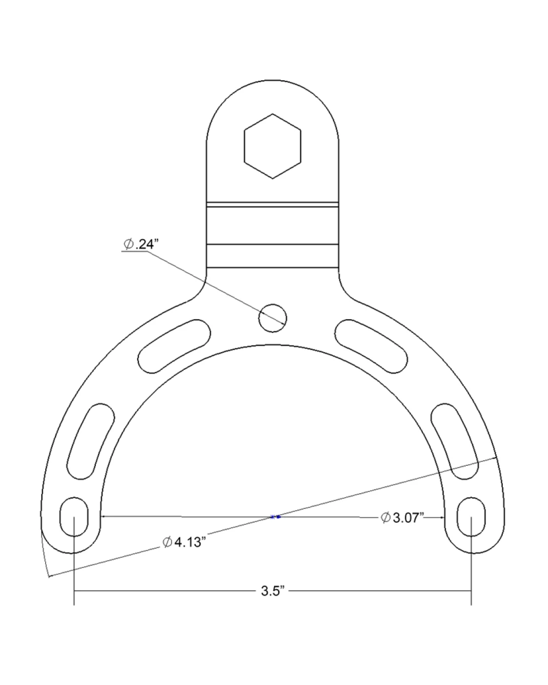 Мото стойка за телефон RAM-MOUNTS X-Grip B-410-A-UN10BU с монтиране на резервоар.