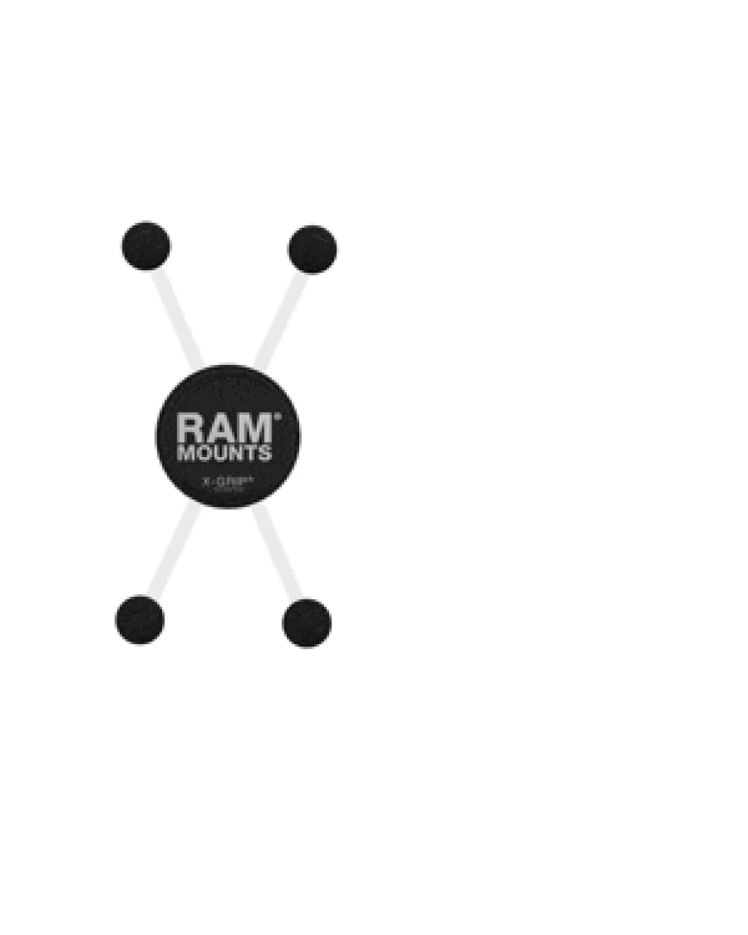 Мото стойка за телефон RAM-MOUNTS X-Grip B-410-A-UN10BU с монтиране на резервоар.