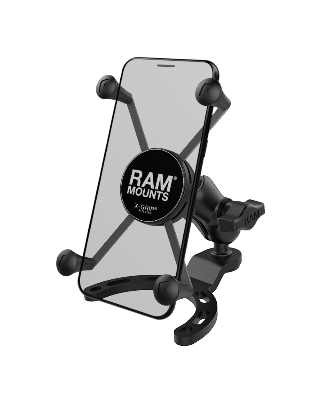 Мото стойка за телефон RAM-MOUNTS X-Grip B-410-A-UN10BU с монтиране на резервоар.