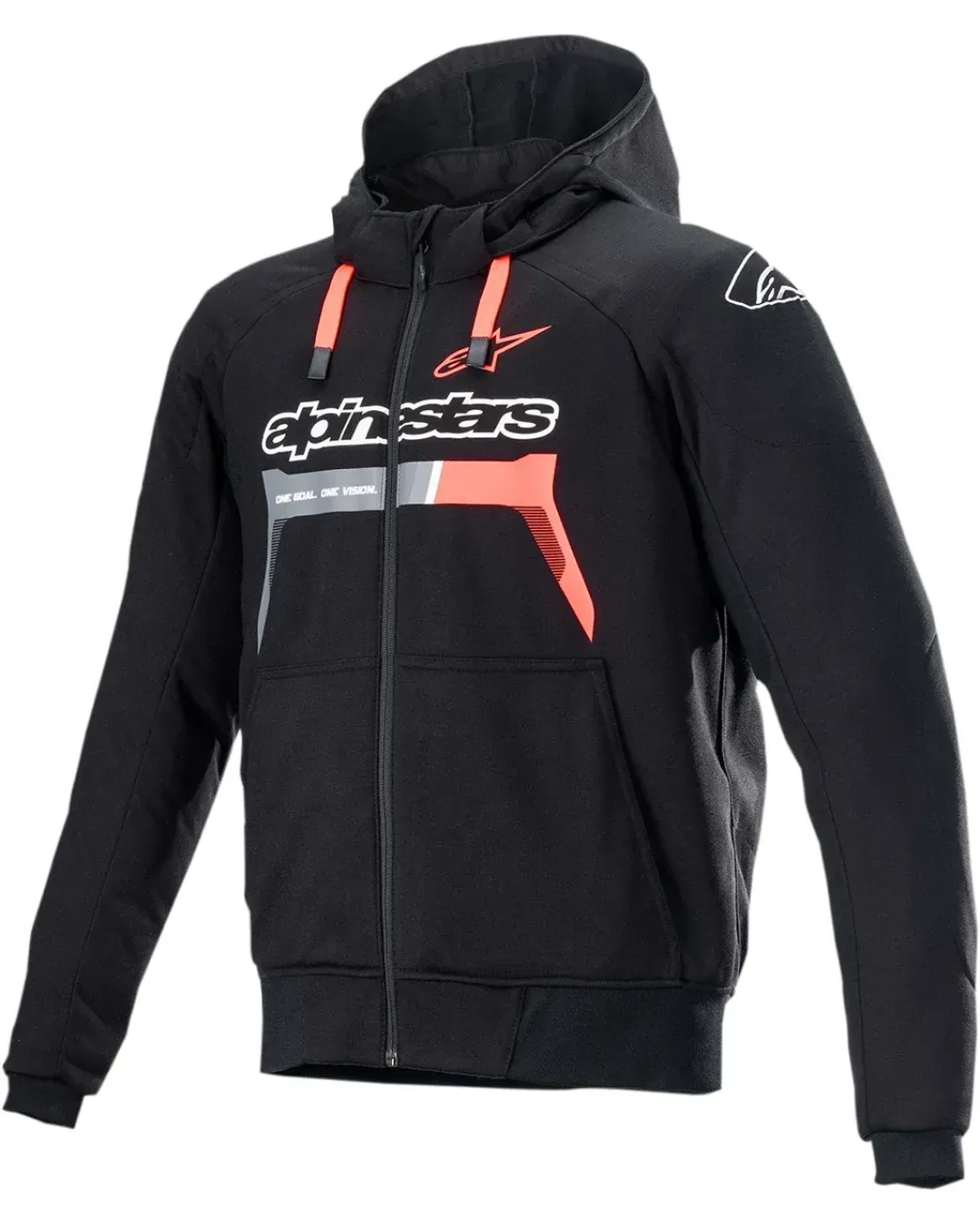 Мото суичър ALPINESTARS Chrome Sport BLACK/RED