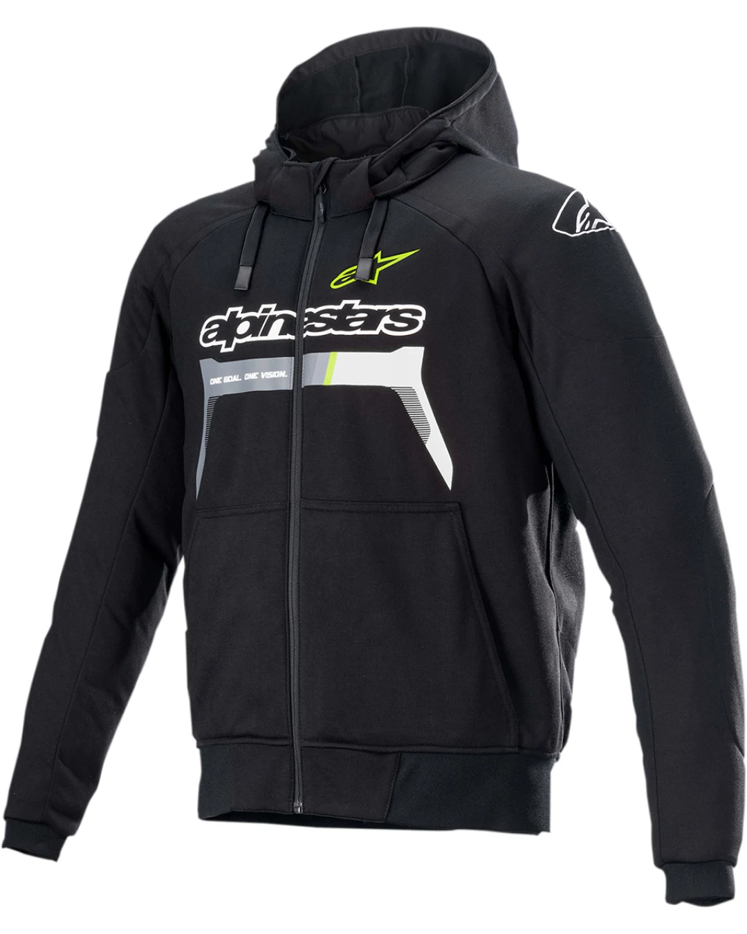 Мото суичър ALPINESTARS Chrome Sport BLACK/YELLOW