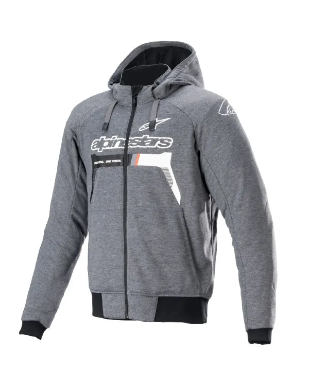 Мото суичър ALPINESTARS Chrome Sport GREY/WHITE