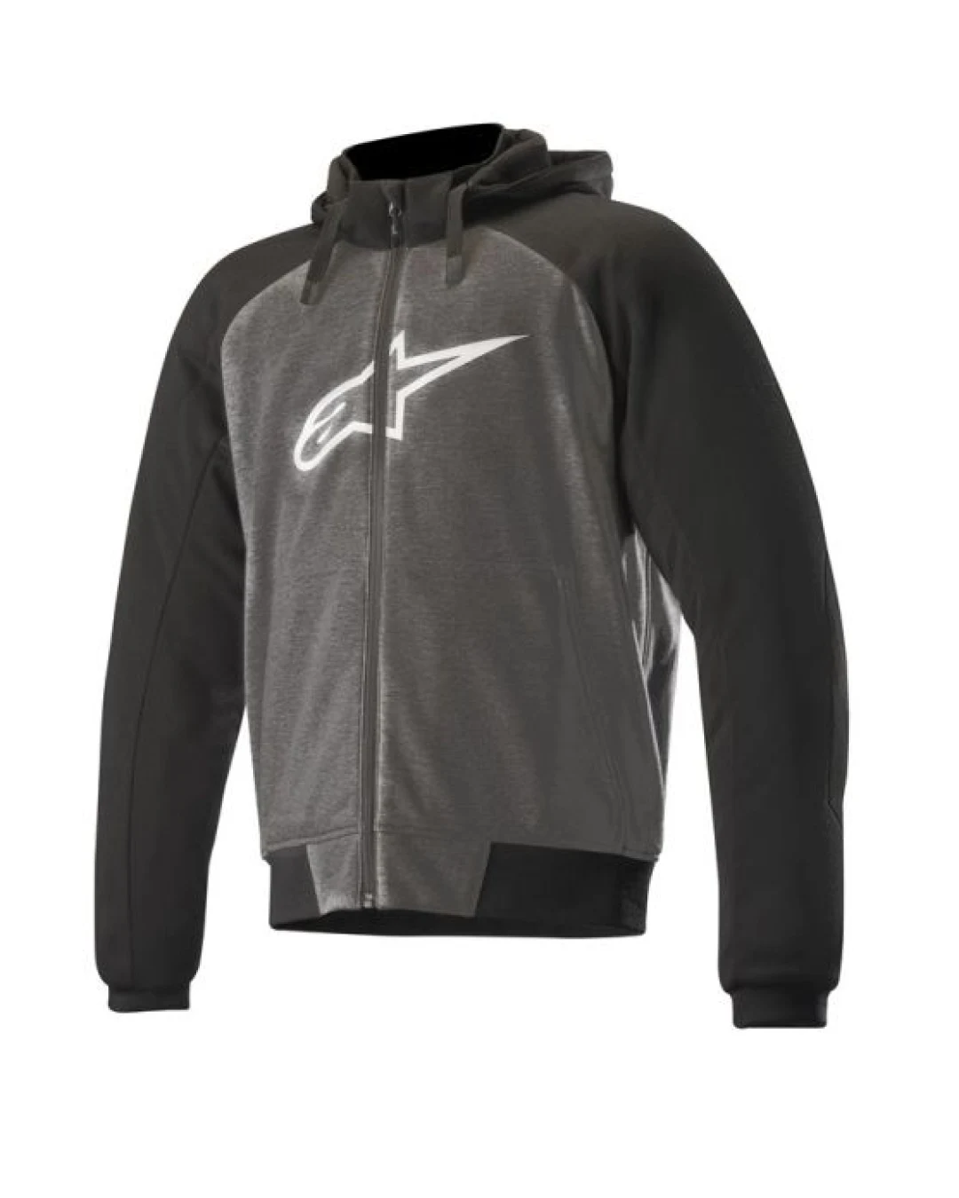 Мото суичър ALPINESTARS Chrome Sport Hoodie GRAY/BLACK/WHITE