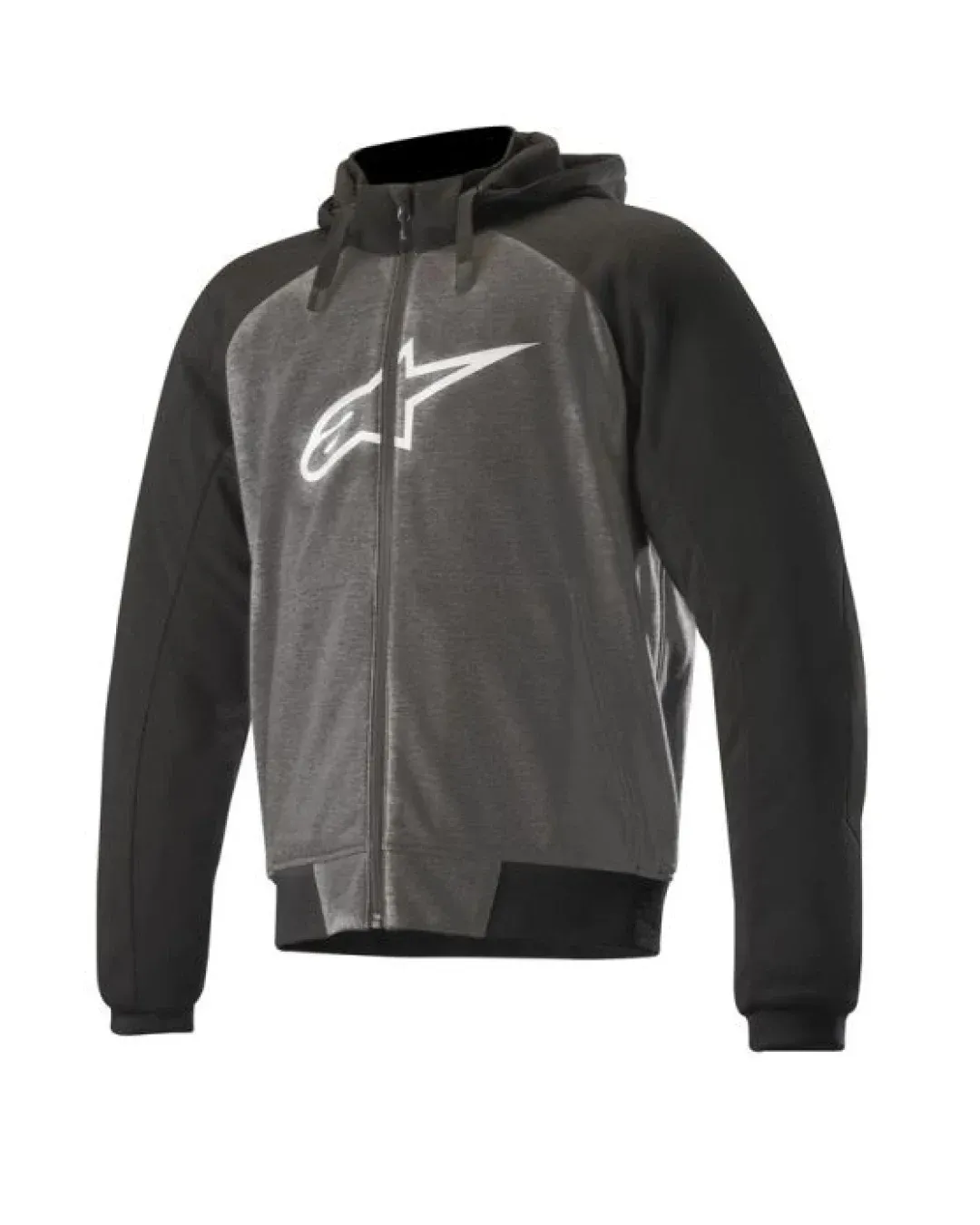 Мото суичър ALPINESTARS Chrome Sport Hoodie GRAY/BLACK/WHITE