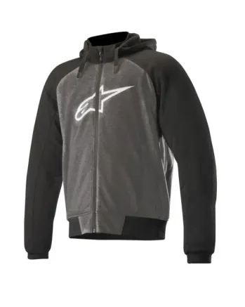 Мото суичър ALPINESTARS Chrome Sport Hoodie GRAY/BLACK/WHITE