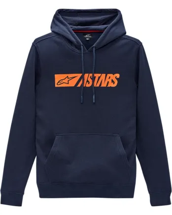 Мото суичър ALPINESTARS HOODIE REBLAZE NAVY/ORANGE